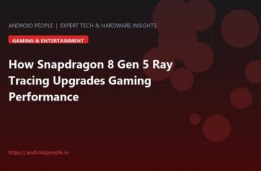 Snapdragon 8 Gen 5 mobile gaming comparison showing hardware-accelerated ray tracing graphics