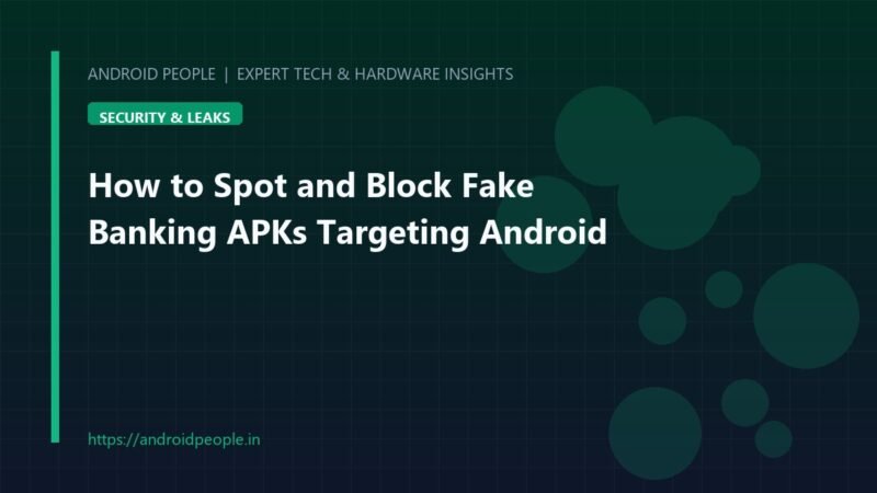 Security warning screen on Android detecting suspicious fake banking APK installation attempt