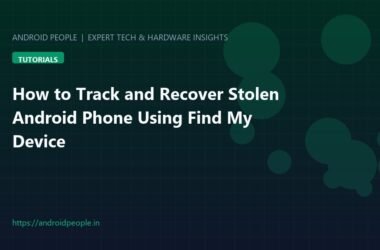 Google Find My Device map interface on Android tracking lost phone location remotely
