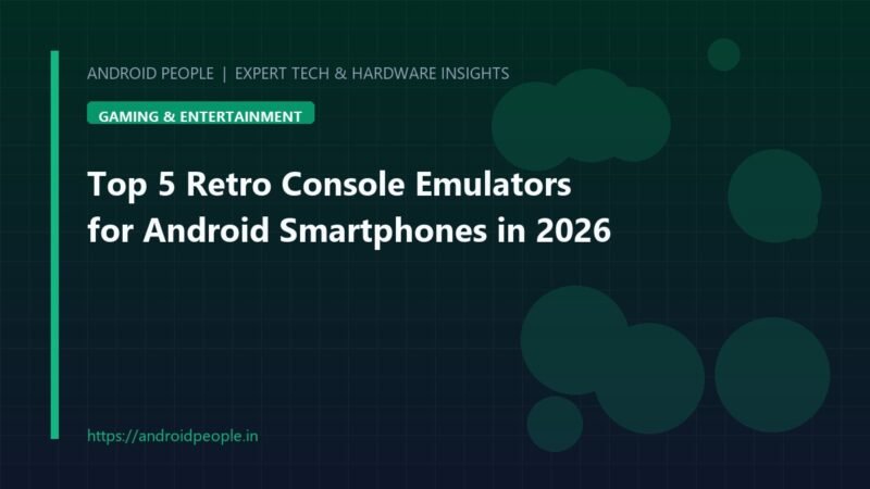 Android smartphone mounted on controller playing retro console video game via emulator