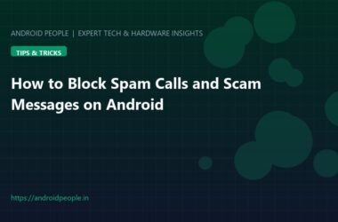 Google Phone Call Screen interface blocking automated spam call on Android smartphone
