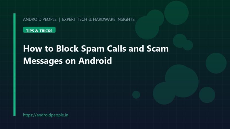 Google Phone Call Screen interface blocking automated spam call on Android smartphone
